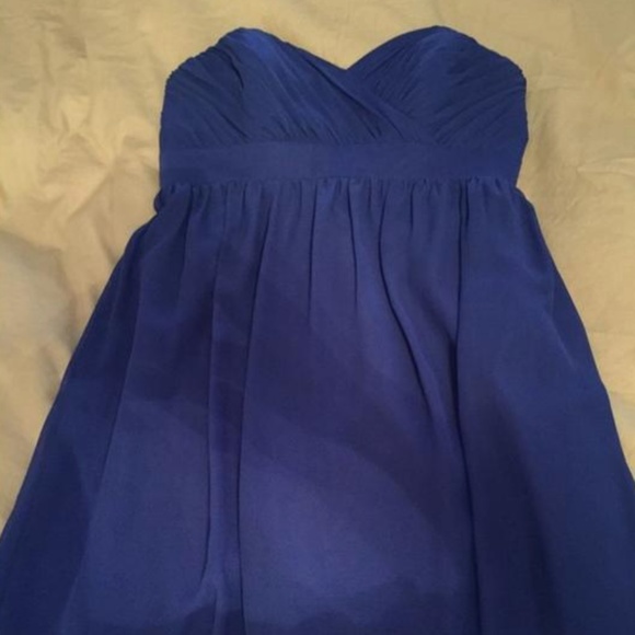Alfred Angelo Cobalt Blue Polyester, size 8 - Picture 2 of 4